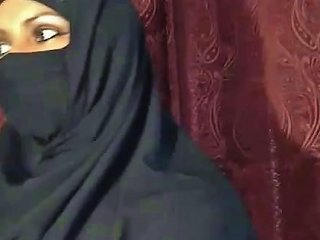 An Arabic-muslim Girl Flashing Her Boobs In A Webcam Video For The Free Porn Website Xhamster.